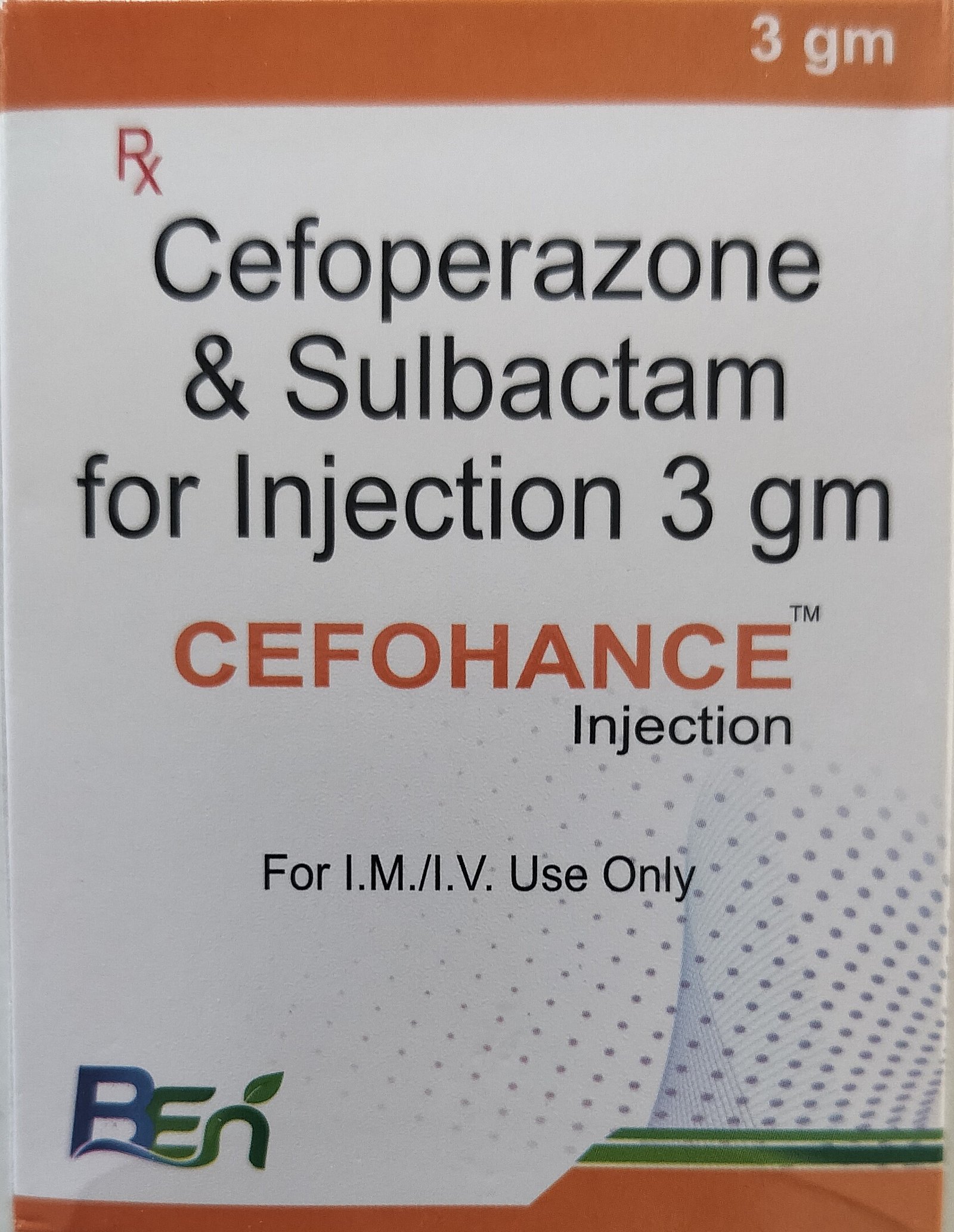 Cefoperazone 2g+Salbactum 1g (inj)